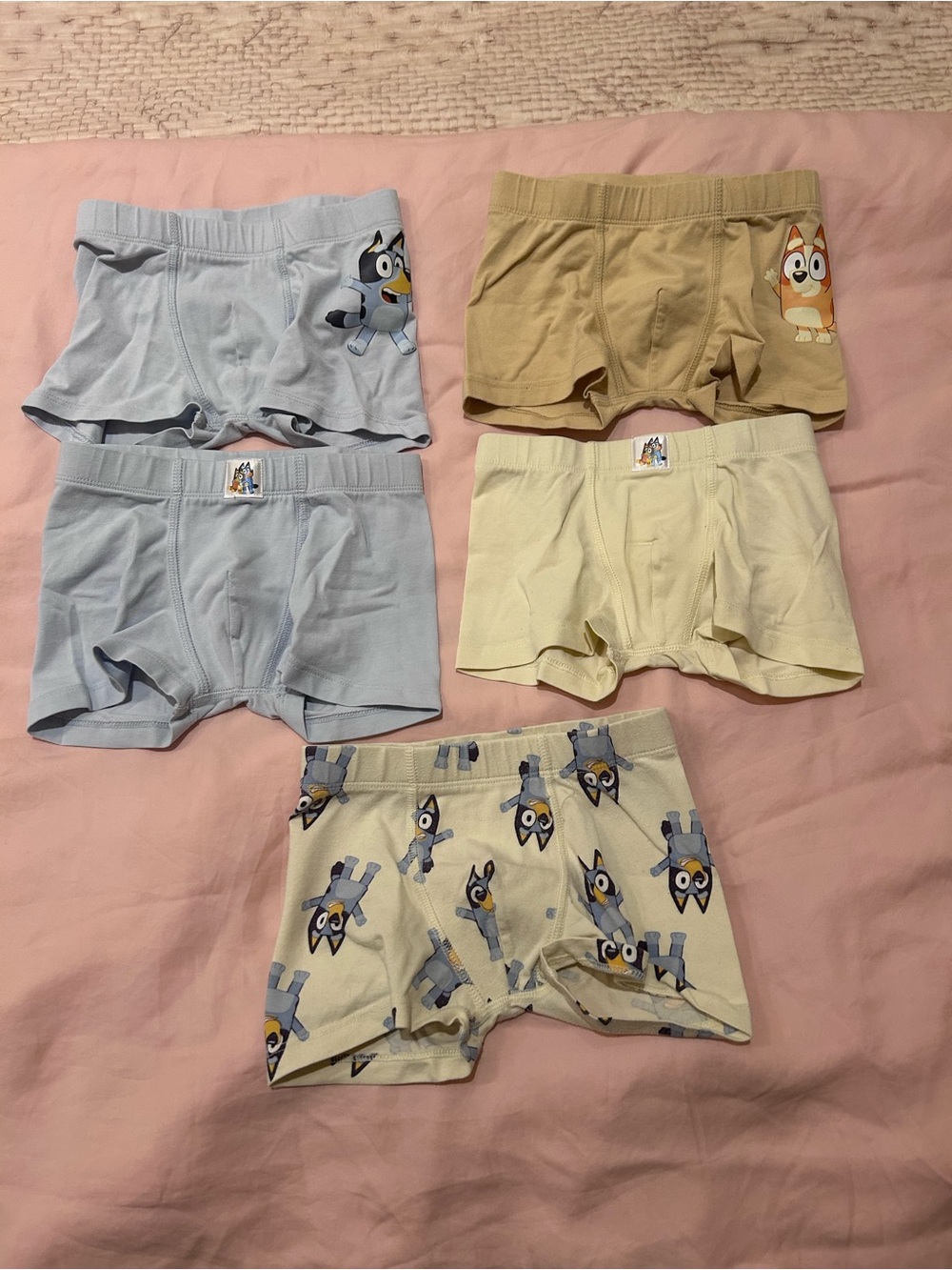 Set of H&M Bluey boys boxer briefs Sz 5T/6